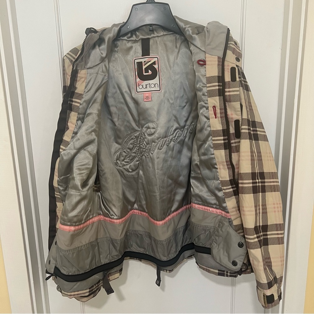 Burton Plaid Women’s Snowboarding Jacket - Picture 5 of 13